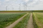 Heterogenes Erscheinungsbild eines bestehenden Windparks in Geilenkirchen.