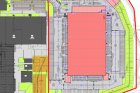 Entwurf des Grundstücks Brauckstraße/Siemensstraße und der dazugehörigen Stellplatzanlage (Quelle: Thelen Baumanagement GmbH)
